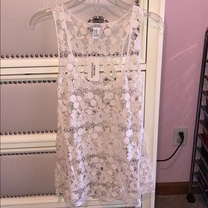 Forever 21  crochet tank top